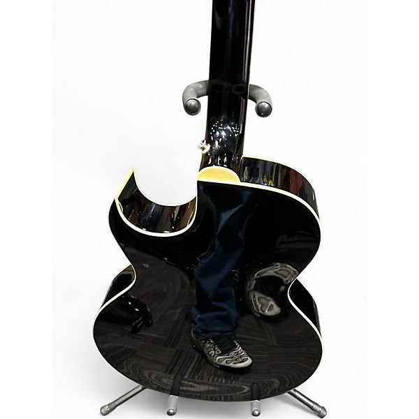 Used The Loar LH-1280 Black Hollow Body Electric Guitar