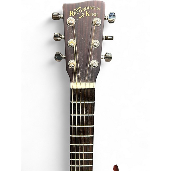 Used Recording King RD-A3MQ-BRB Natural Acoustic Guitar