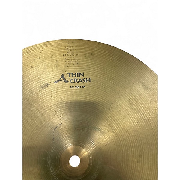 Used Zildjian 14in A Series Thin Crash Cymbal