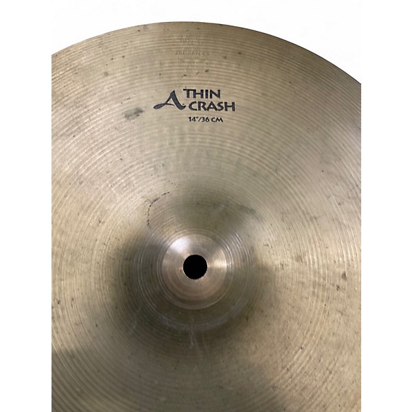 Used Zildjian 14in A Series Thin Crash Cymbal