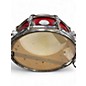 Used PDP by DW 14X5.5 Concept Series Snare RED SPARKLE Drum