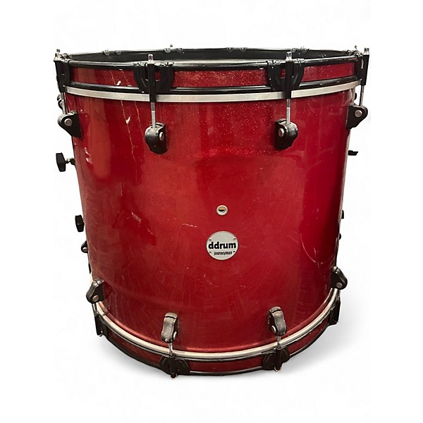 Used ddrum 4 Piece Journeyman Player Metallic Red Drum Kit
