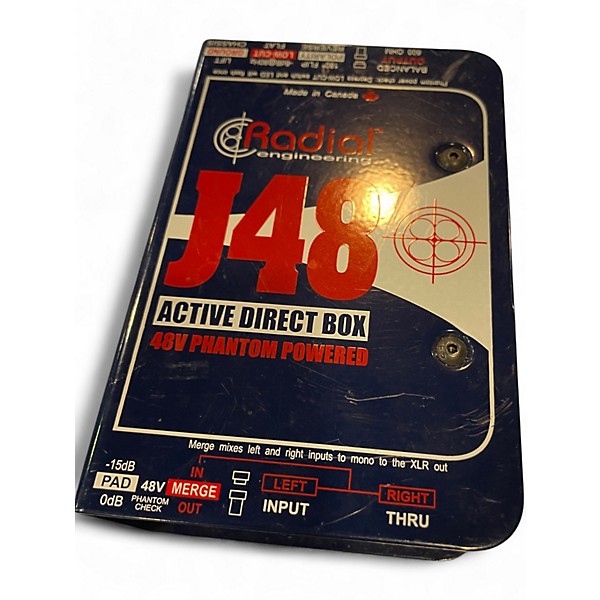 Used Radial Engineering J48 ACTIVE DRIECT BOX Direct Box