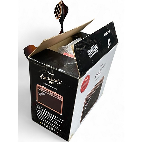 Used Fender Acoustasonic Jr 40W Acoustic Guitar Combo Amp