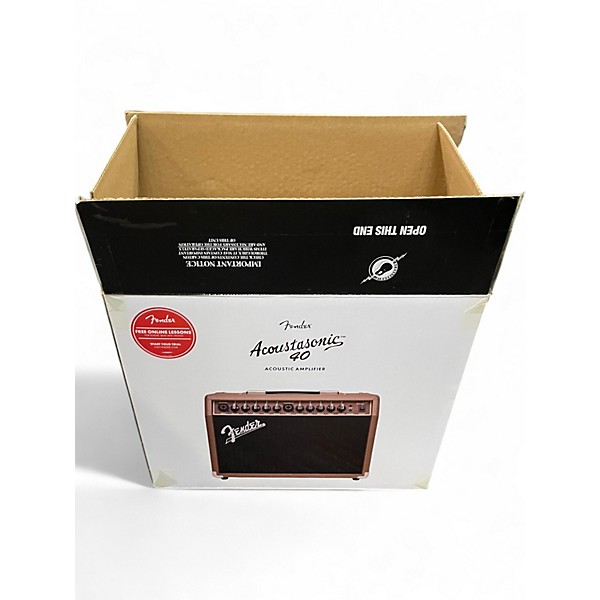 Used Fender Acoustasonic Jr 40W Acoustic Guitar Combo Amp