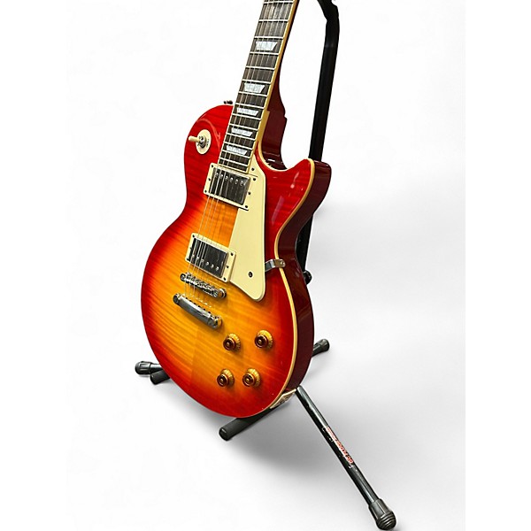 Used Epiphone Les Paul Standard Pro Cherry Sunburst Solid Body Electric Guitar