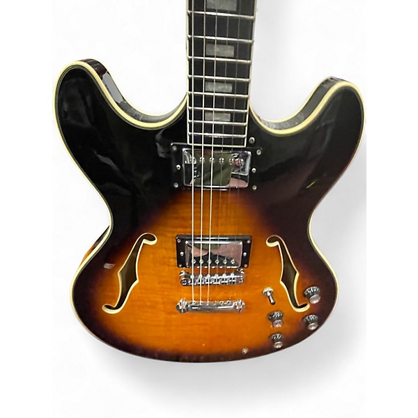 Used Sire Larry Carlton H7 3 Color Sunburst Hollow Body Electric Guitar