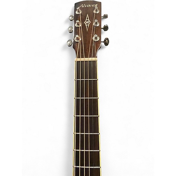 Used Alvarez MD70EBG Natural Acoustic Electric Guitar