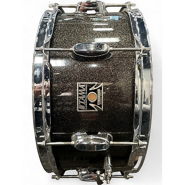 Used TAMA 7 Piece Superstar Classic Metallic Silver Drum Kit