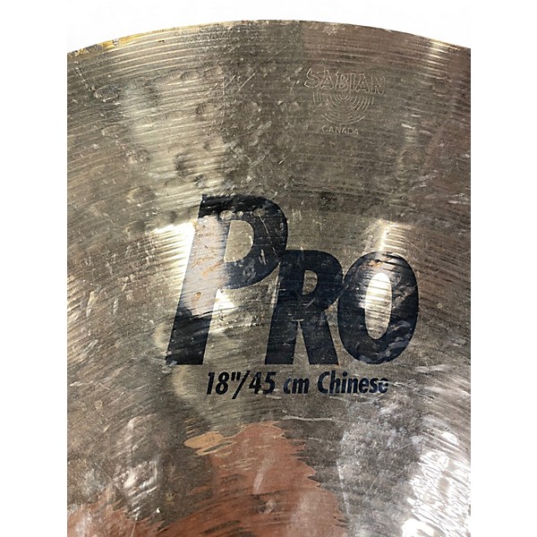 Used SABIAN 18in B8 Pro Chinese Cymbal