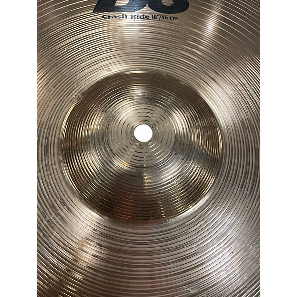 Used SABIAN 18in B8 Crash Ride Cymbal