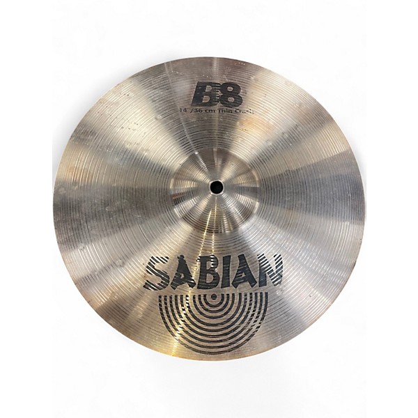 Used SABIAN 14in B8 Thin Crash Cymbal