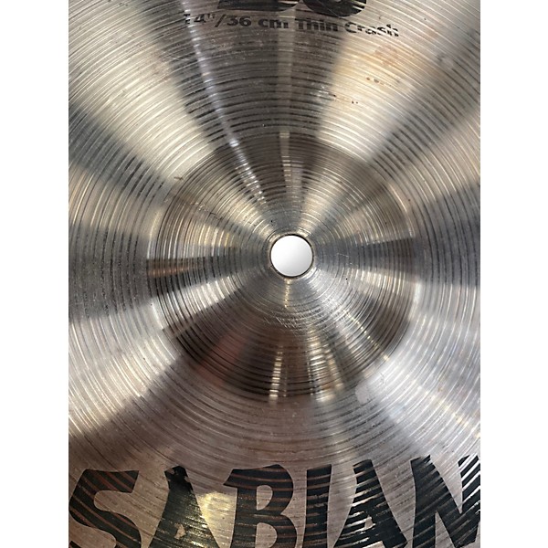 Used SABIAN 14in B8 Thin Crash Cymbal