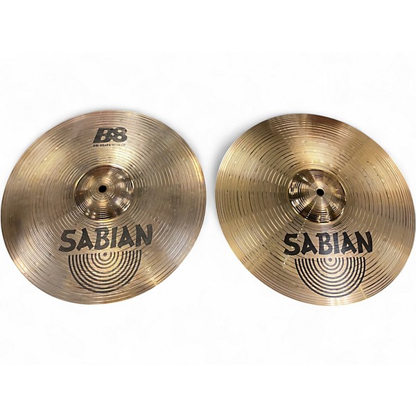 Used SABIAN 14in B8 Hi Hat Pair Cymbal