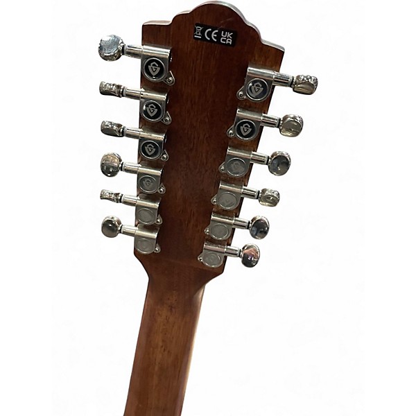 Used Guild D-2612CE Deluxe sunburst 12 String Acoustic Electric Guitar