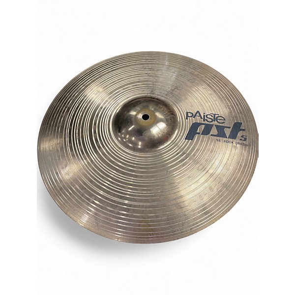 Used Paiste 16in PST5 Rock Crash Cymbal