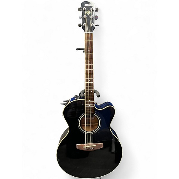 Used Yamaha CPX500 Black Acoustic Electric Guitar