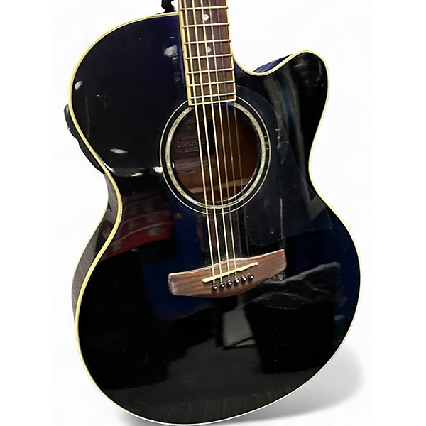 Used Yamaha CPX500 Black Acoustic Electric Guitar