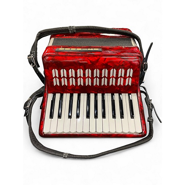 Used Hohner Honica 25 Key 12 Bass Accordion