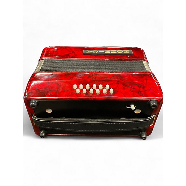 Used Hohner Honica 25 Key 12 Bass Accordion