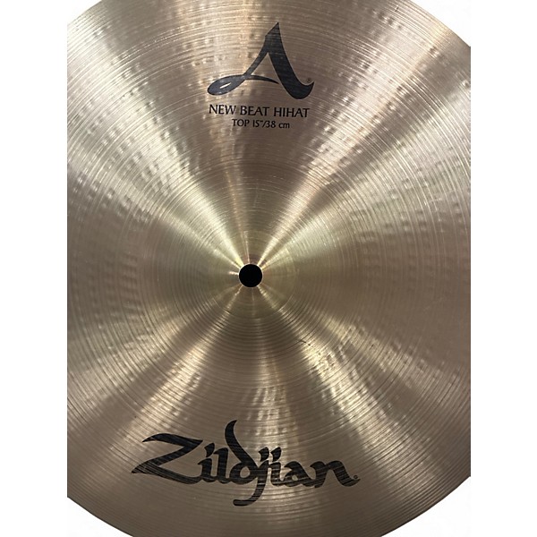 Used Zildjian 15in New Beat Hi Hat Pair Cymbal