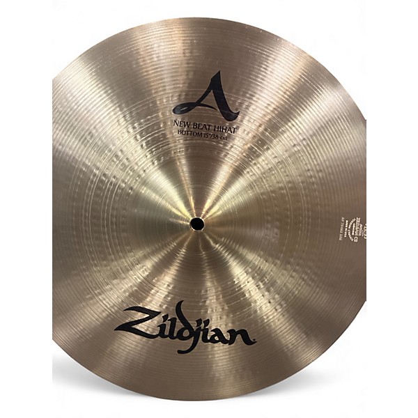 Used Zildjian 15in New Beat Hi Hat Pair Cymbal