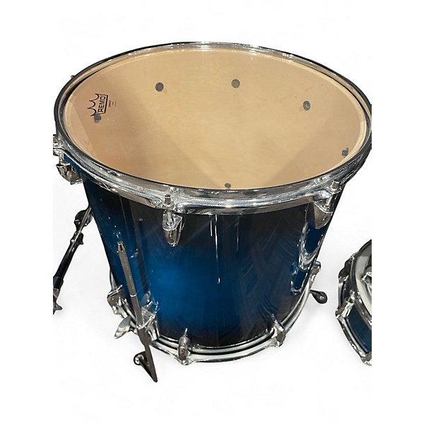 Used 2025 Yamaha 7 Piece Stage Custom Blue Burst Drum Kit