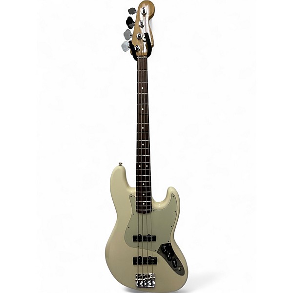 Used Fender American Professional Jazz Bass Olympic White Electric Bass Guitar