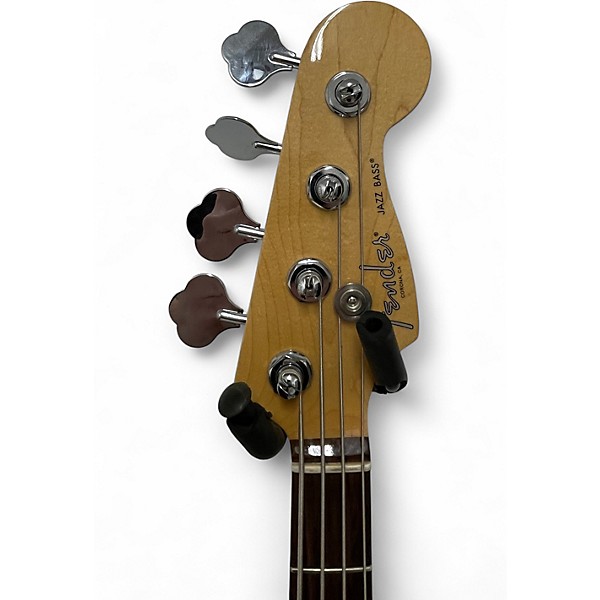 Used Fender American Professional Jazz Bass Olympic White Electric Bass Guitar