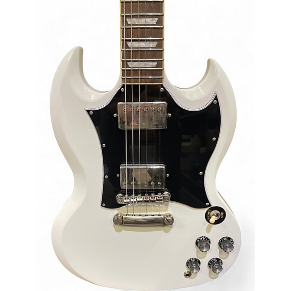 Used Epiphone SG White Solid Body Electric Guitar