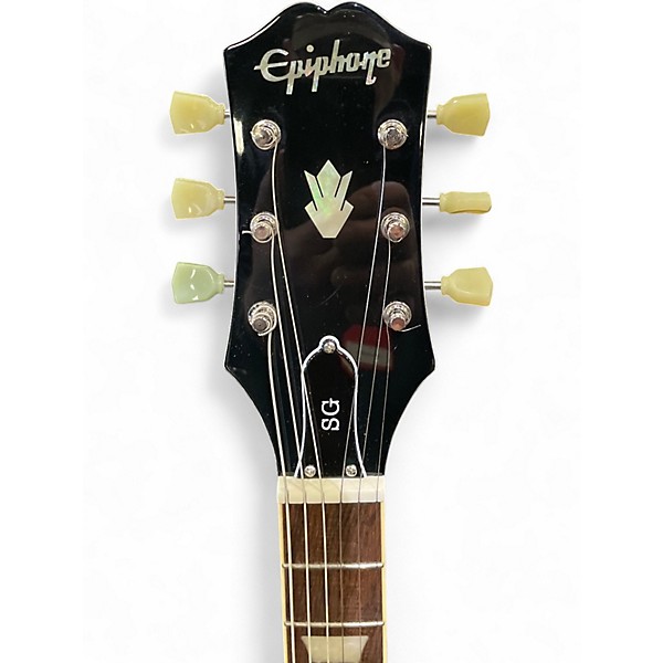 Used Epiphone SG White Solid Body Electric Guitar