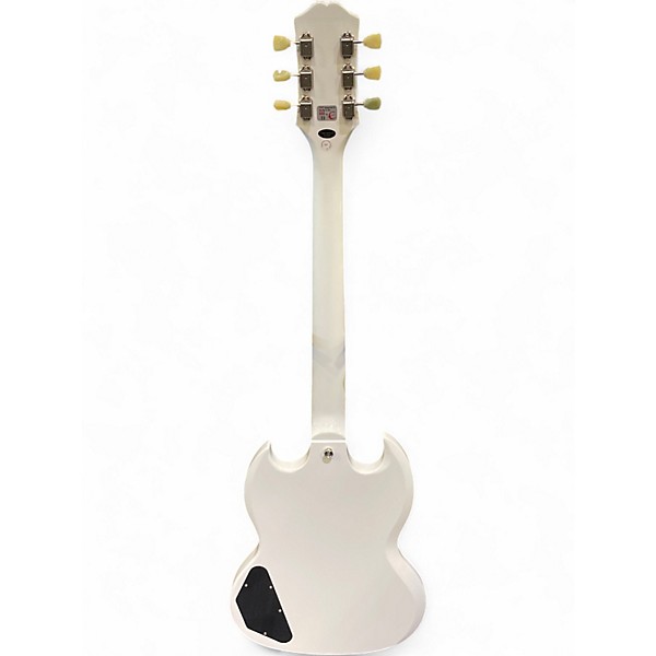 Used Epiphone SG White Solid Body Electric Guitar