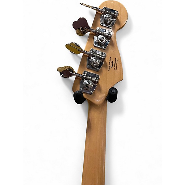 Used 2024 Squier Classic Vibe 70s Jazz Bass Black Electric Bass Guitar