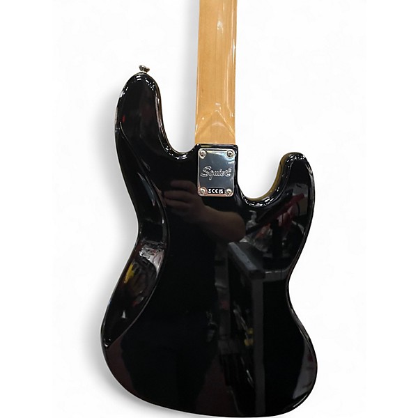 Used 2024 Squier Classic Vibe 70s Jazz Bass Black Electric Bass Guitar