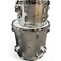 Used Rogers 3 Piece Late 70's Big R Silver Sparkle Drum Kit
