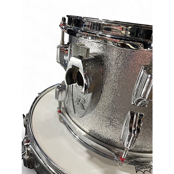 Used Rogers 3 Piece Late 70's Big R Silver Sparkle Drum Kit