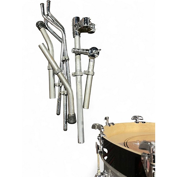 Used Rogers 3 Piece Late 70's Big R Silver Sparkle Drum Kit