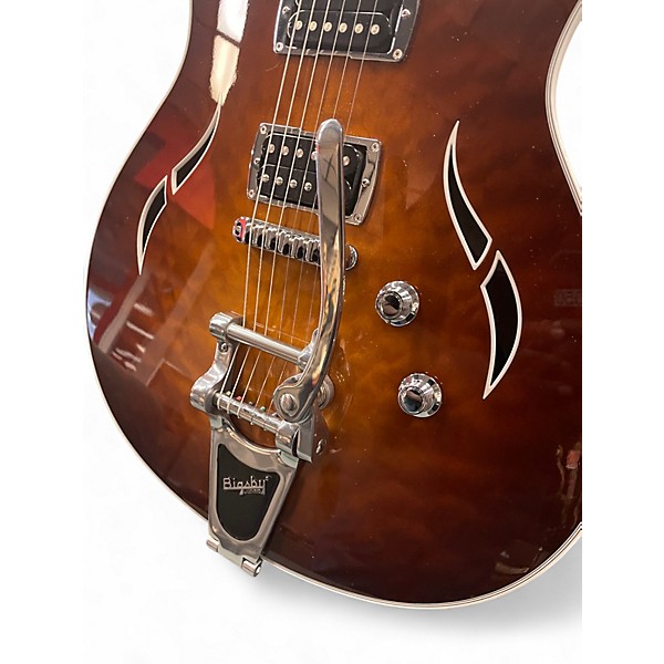 Used Taylor T3B Bigsby Sunburst Hollow Body Electric Guitar