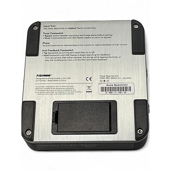 Used Fishman Aura Spectrum DI Imaging Guitar Preamp