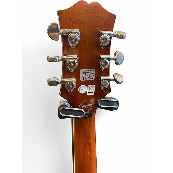 Used Epiphone Wildkat Trans Red Hollow Body Electric Guitar