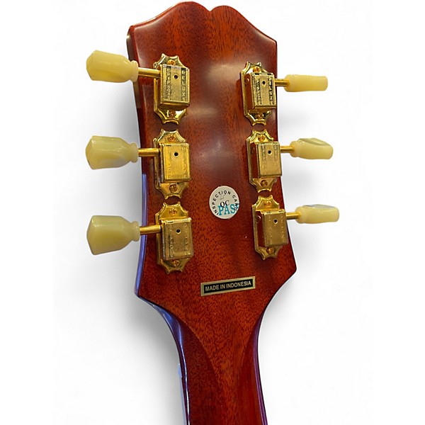 Used Epiphone Inspired by Gibson Hummingbird Faded Cherry Acoustic Electric Guitar