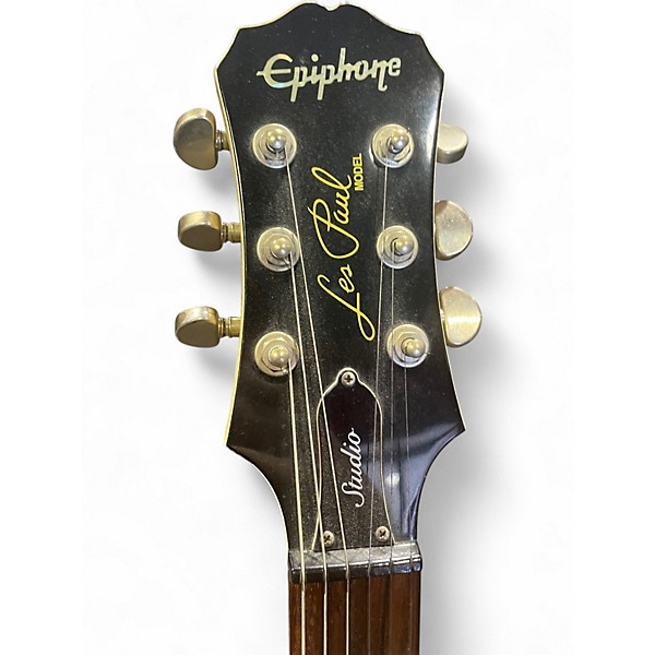 Used Epiphone Les Paul Studio White Solid Body Electric Guitar