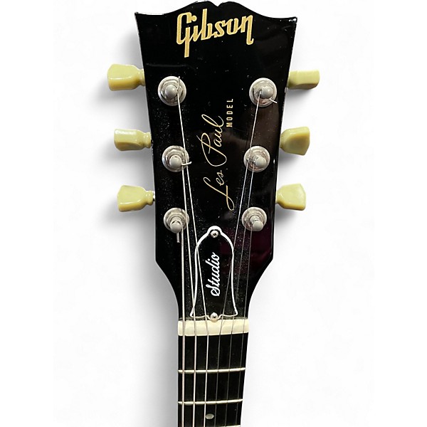 Vintage 1989 Gibson Les Paul Studio Ebony Solid Body Electric Guitar