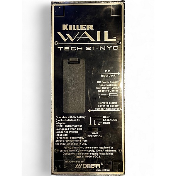 Used Tech 21 KILLER WAIL Effect Pedal