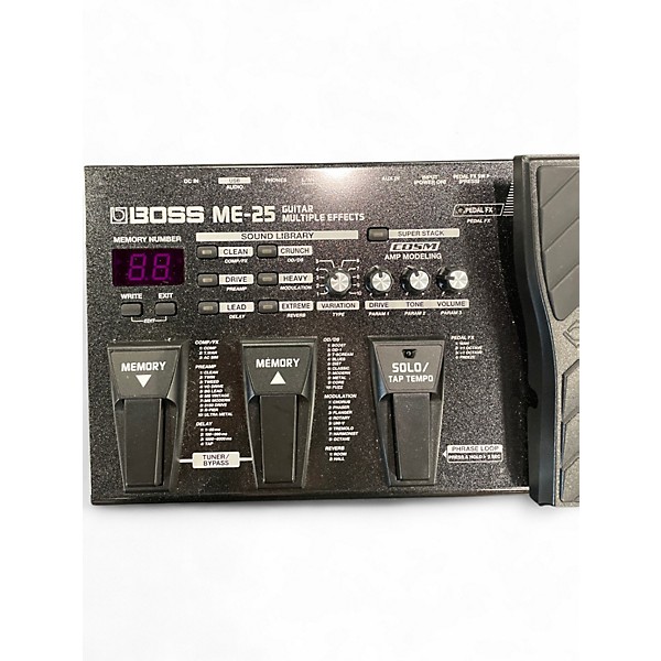 Used BOSS ME25 Guitar Multi Effect Processor