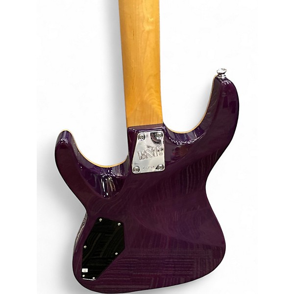 Used ESP LTD H250 Trans Purple Solid Body Electric Guitar