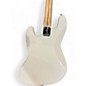 Used Fender Jazz Partscaster White and Pink Electric Bass Guitar