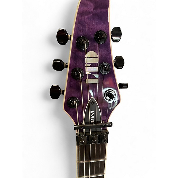 Used ESP LTD ALR II Purple Solid Body Electric Guitar