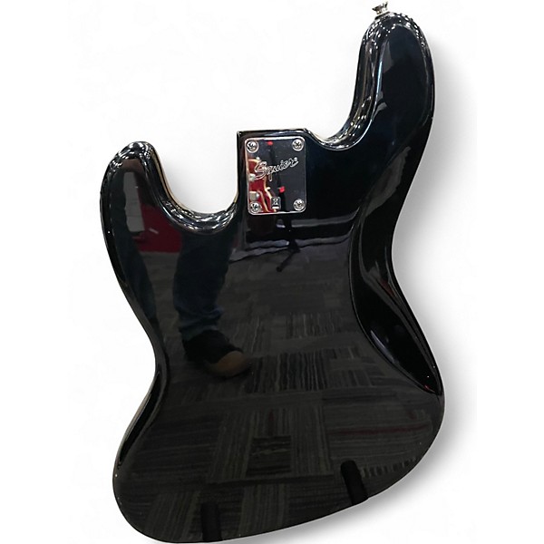 Used Squier Affinity Jazz Bass Black Electric Bass Guitar