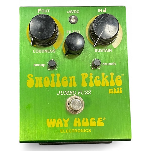 Used Way Huge Electronics WHE401 Swollen Pickle MKII Super Jumbo Fuzz Effect Pedal